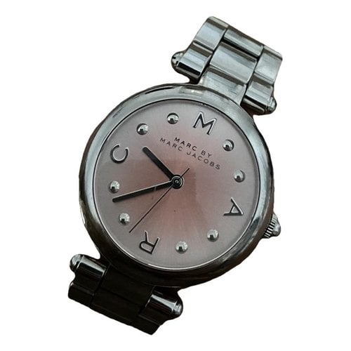 Pre-owned Marc By Marc Jacobs Watch In Silver