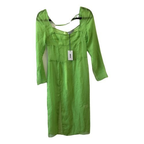 Pre-owned Supriya Lele Maxi Dress In Green