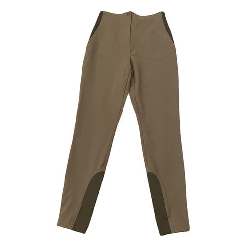 Pre-owned Etro Trousers In Green
