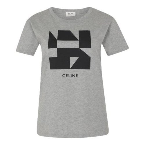 Pre-owned Celine T-shirt In Grey