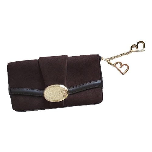 Pre-owned Lancel Clutch In Brown