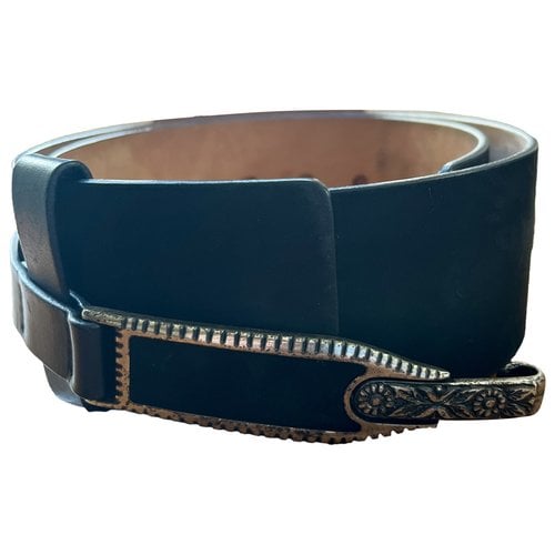 Pre-owned Barbara Bui Leather Belt In Black