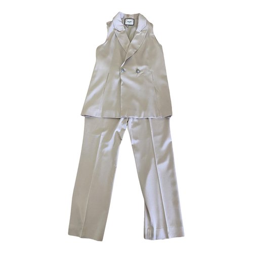 Pre-owned Max & Moi Suit Jacket In Beige