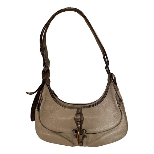 Pre-owned Tod's Leather Handbag In Beige