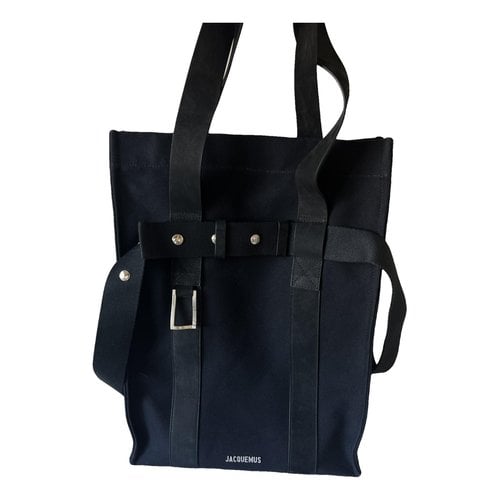 Pre-owned Jacquemus Cloth Tote In Black