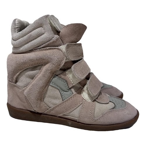 Pre-owned Isabel Marant Beckett Leather Trainers In Other