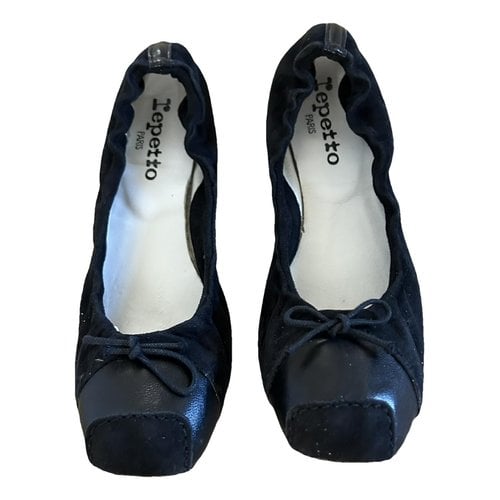 Pre-owned Repetto Ballet Flats In Black