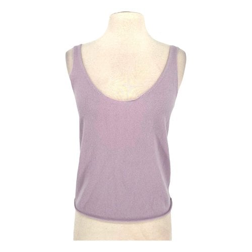 Pre-owned Vince Cashmere Top In Purple