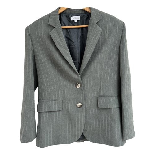 Pre-owned Musier Suit Jacket In Khaki