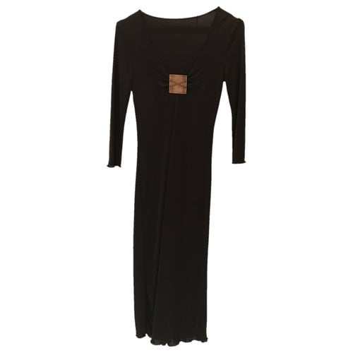 Pre-owned Laura Biagiotti Mid-length Dress In Black