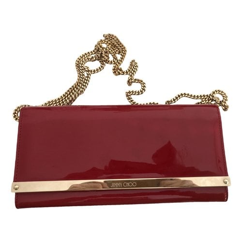 Pre-owned Jimmy Choo Leather Crossbody Bag In Red