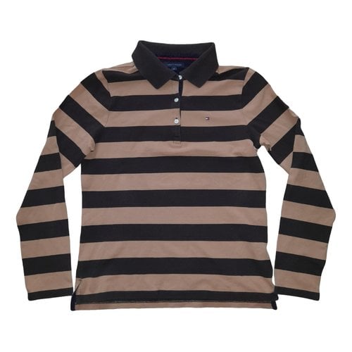 Pre-owned Tommy Hilfiger Polo In Brown