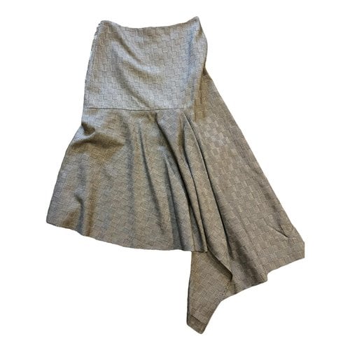 Pre-owned Balenciaga Wool Mid-length Skirt In Other