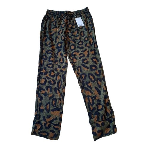 Pre-owned Zadig & Voltaire Straight Pants In Multicolour