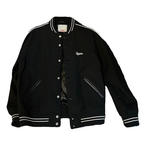 Pre-owned Supreme Cashmere Jacket In Black