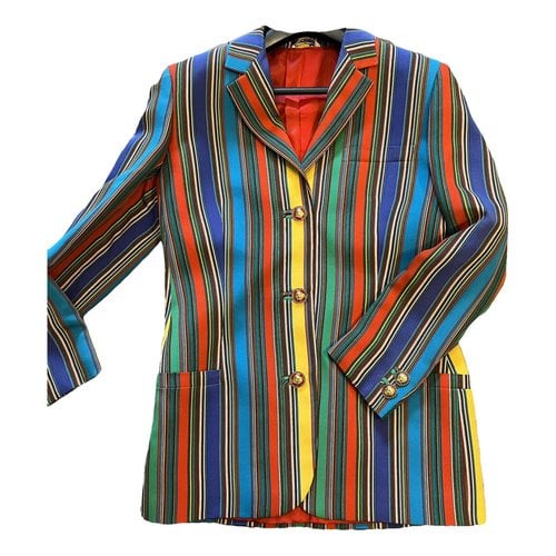 Pre-owned Versace Short Vest In Multicolour