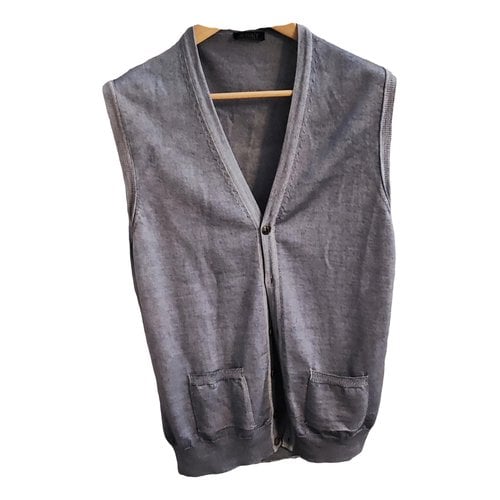 Pre-owned Seventy Wool Vest In Grey