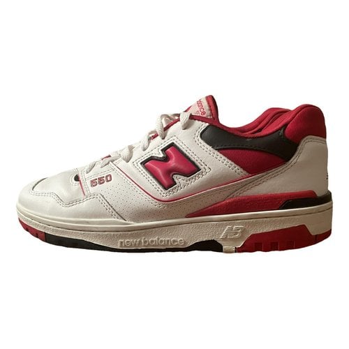 Pre-owned New Balance 550 Low Trainers In Red