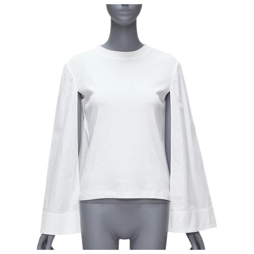 Pre-owned Rosetta Getty Blouse In White