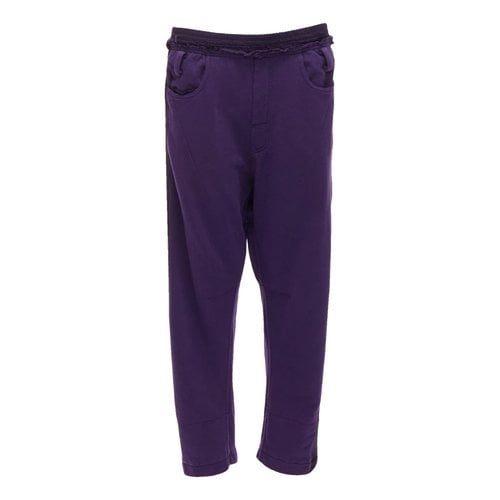 Pre-owned Haider Ackermann Trousers In Purple