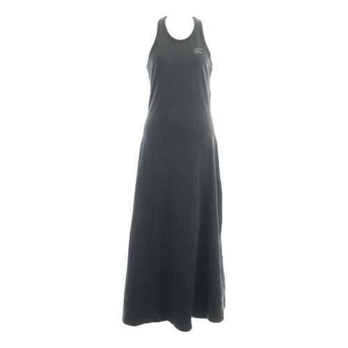 Pre-owned Golden Goose Maxi Dress In Grey