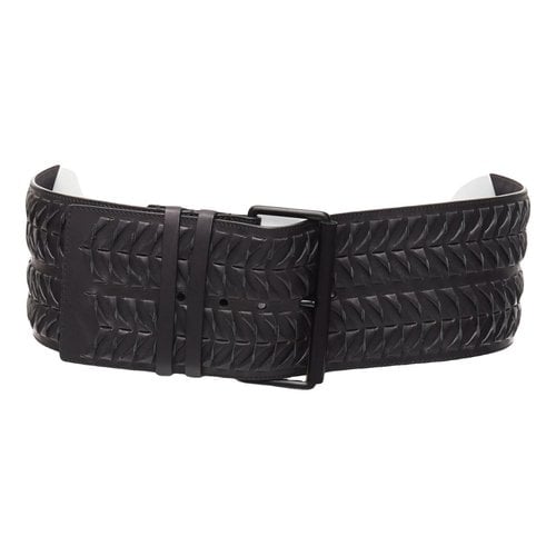 Pre-owned Haider Ackermann Leather Belt In Black