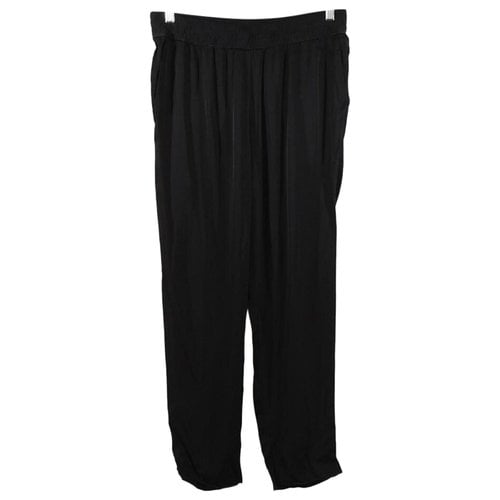 Pre-owned Forte Forte Trousers In Black