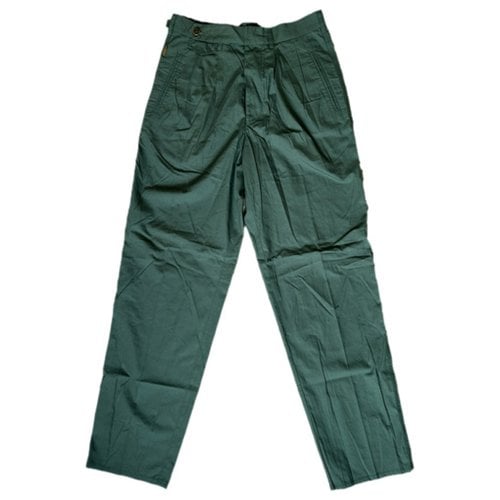 Pre-owned Emporio Armani Trousers In Green