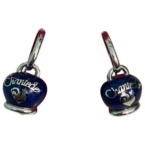 Pre-owned Chantecler Silver Earrings In Blue