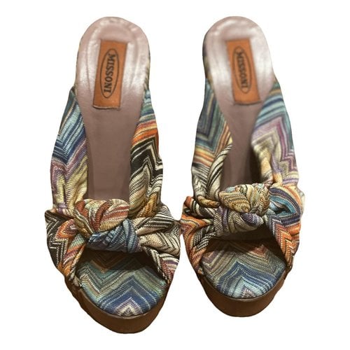 Pre-owned Missoni Cloth Mules & Clogs In Other