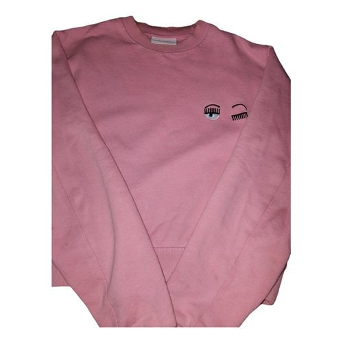 Pre-owned Chiara Ferragni Sweatshirt In Pink