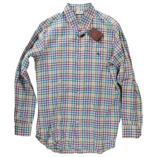 Pre-owned Etro Linen Shirt In Multicolour