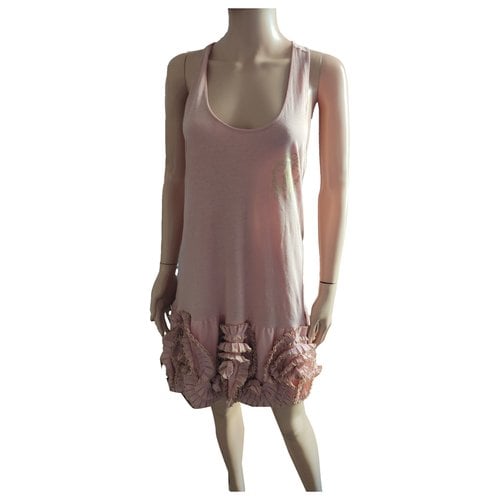 Pre-owned Manoush Mid-length Dress In Pink
