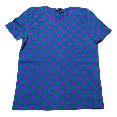 Pre-owned Giorgio Armani T-shirt In Purple