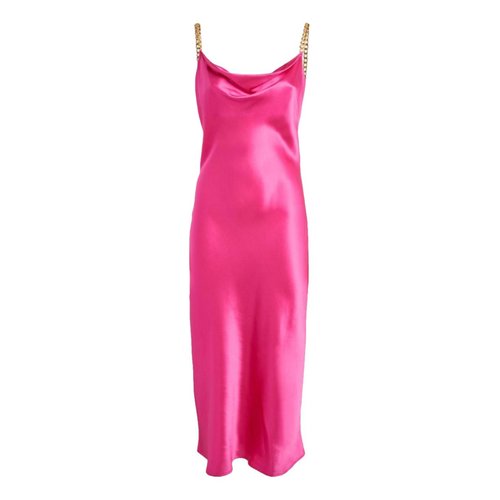 Pre-owned Olivia Von Halle Silk Maxi Dress In Pink