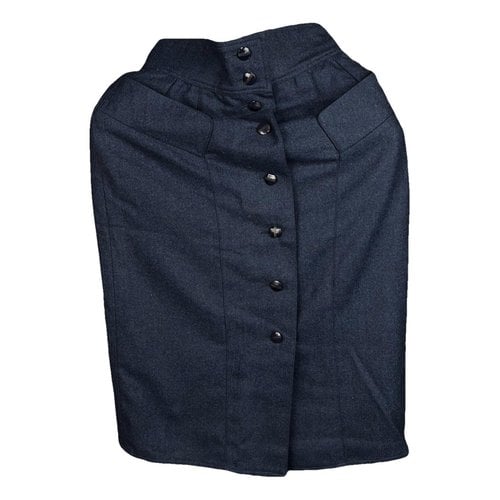 Pre-owned Fendi Skirt Suit In Blue