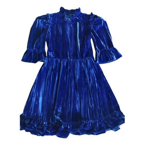 Pre-owned Batsheva Mini Dress In Blue