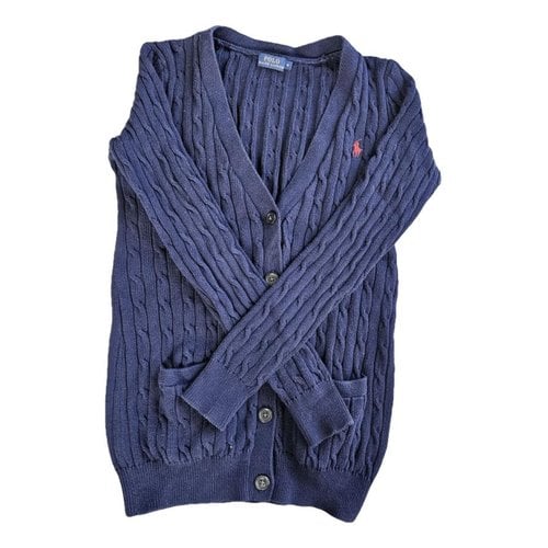 Pre-owned Polo Ralph Lauren Cashmere Vest In Blue