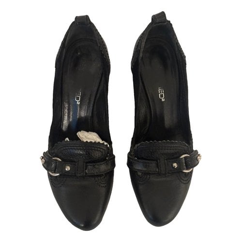 Pre-owned Dsquared2 Leather Heels In Black