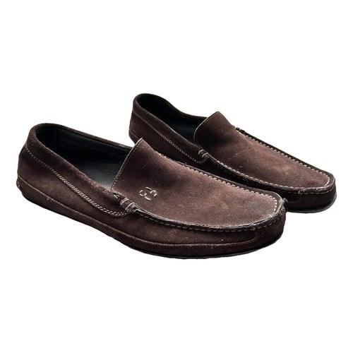 Pre-owned Fendi Flats In Brown