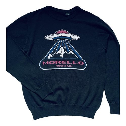 Pre-owned Frankie Morello Wool Pull In Black