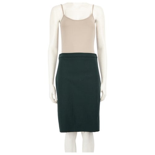Pre-owned Lanvin Skirt In Green