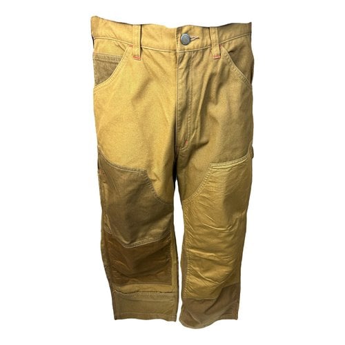 Pre-owned Jil Sander Trousers In Yellow