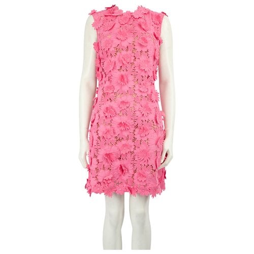 Pre-owned Oscar De La Renta Dress In Pink