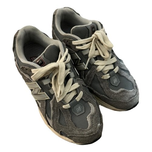 Pre-owned New Balance Velvet Trainers In Grey