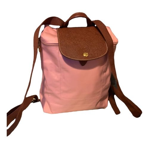 Pre-owned Longchamp Pliage Cloth Backpack In Other