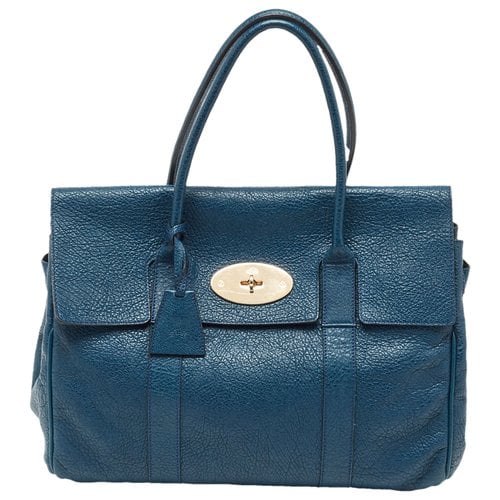 Pre-owned Mulberry Leather Satchel In Blue