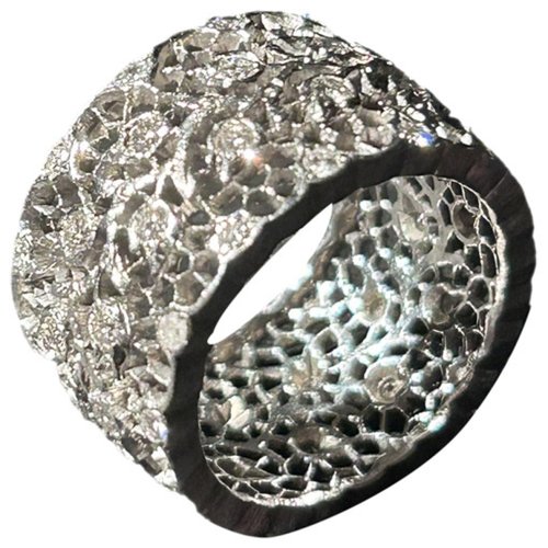 Pre-owned Buccellati Rombi White Gold Ring