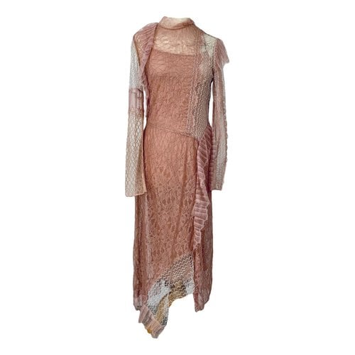 Pre-owned 3.1 Phillip Lim / フィリップ リム Lace Mid-length Dress In Pink