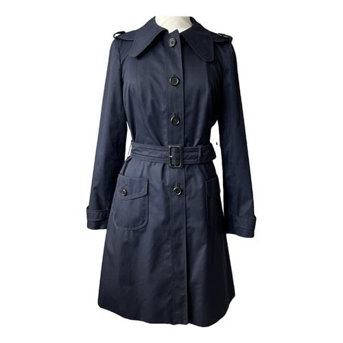 Pre-owned Aquascutum Jacket In Navy